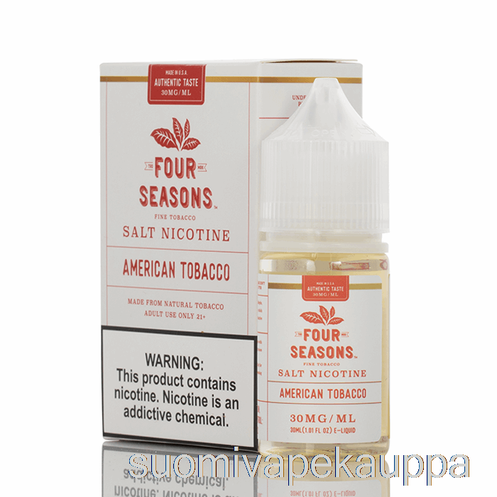 Vape Kauppa Amerikkalainen Tupakkasuola - Neljä Vuodenaikaa - 30ml 30mg